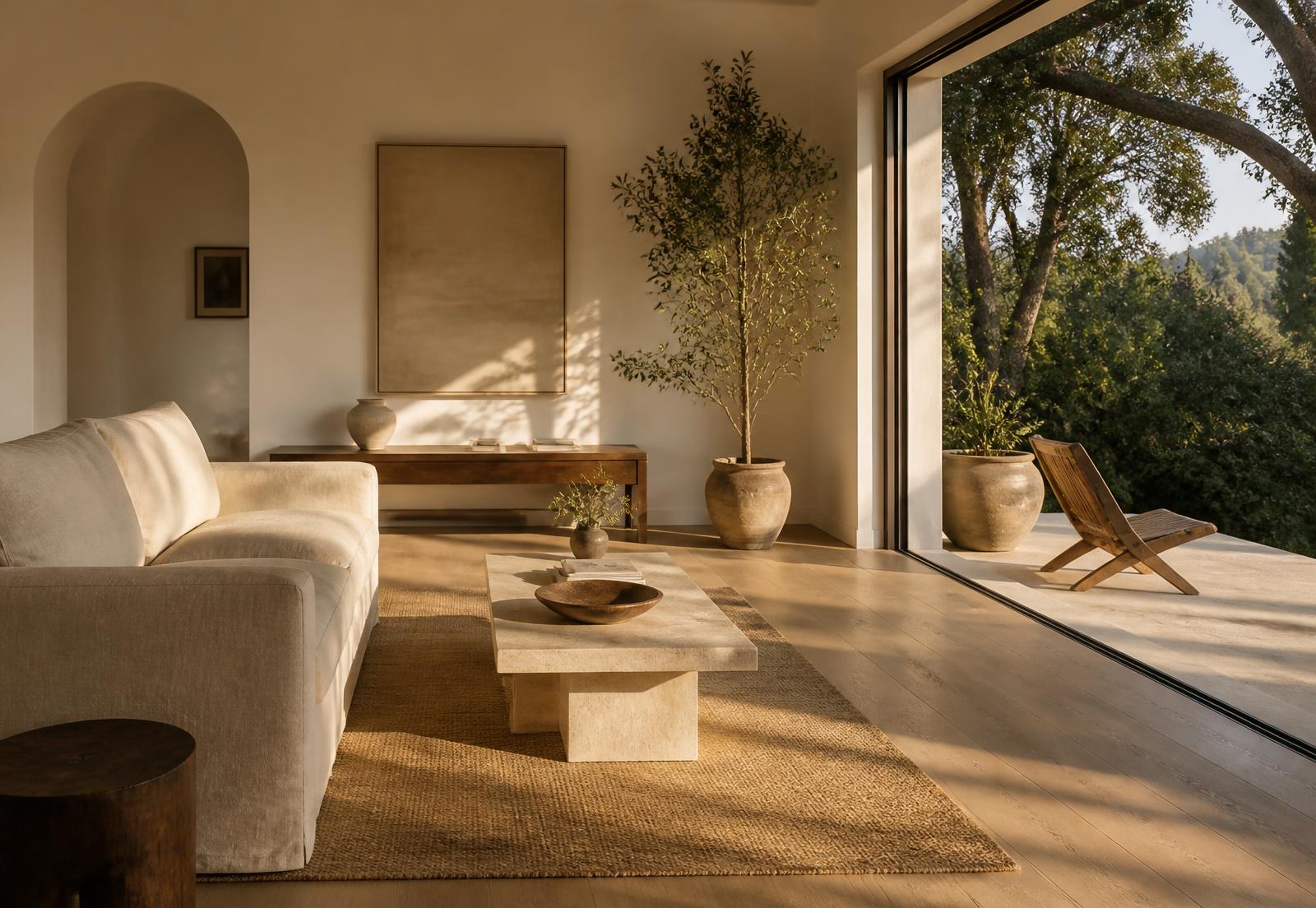 Sunlit South Bay home entry